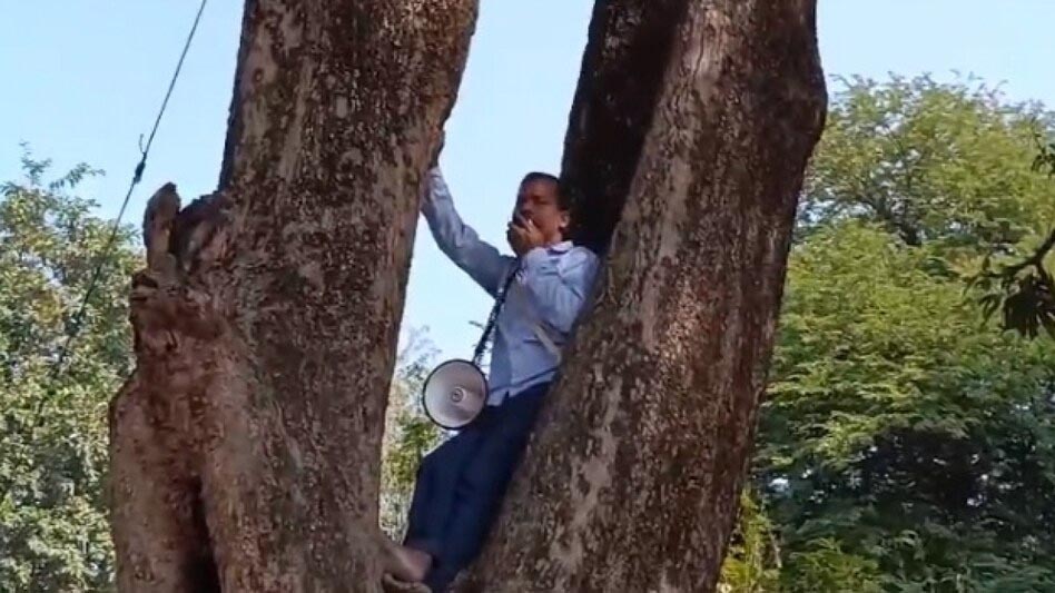 बीजेपी नेता ने जाति प्रमाण पत्र नहीं बनने पर मचाया शोर, तहसील दफ्तर के बाहर हुआ हंगामा