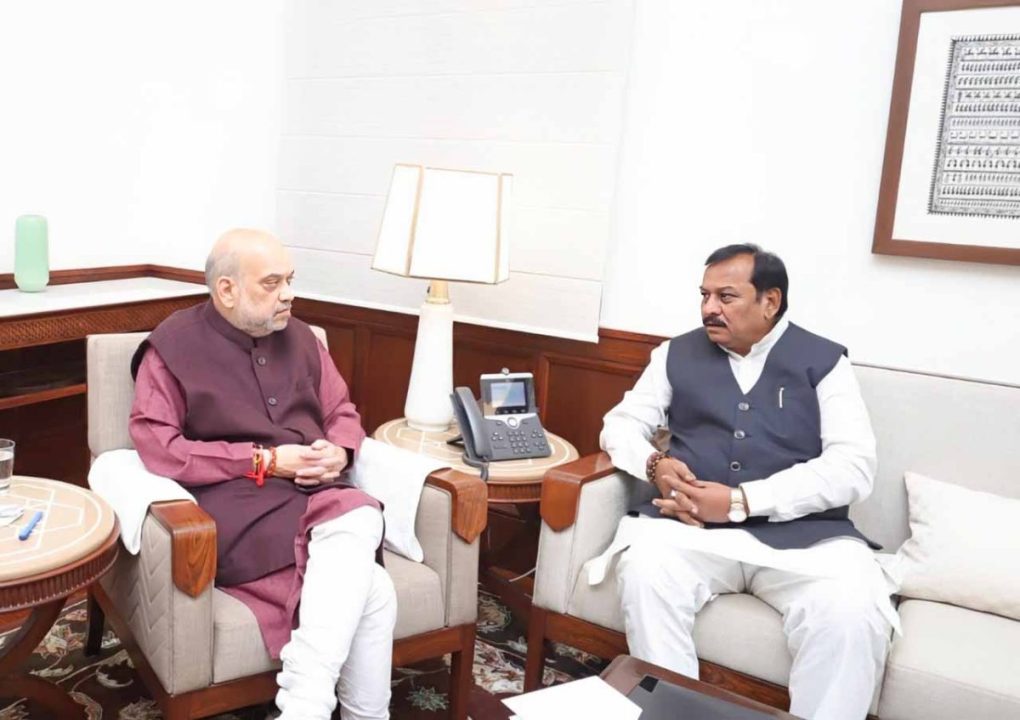 अमित शाह से मिले विजय बघेल
