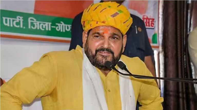 कुश्ती संघ का कार्यालय बृजभूषण शरण सिंह के आवास से हटाया गया