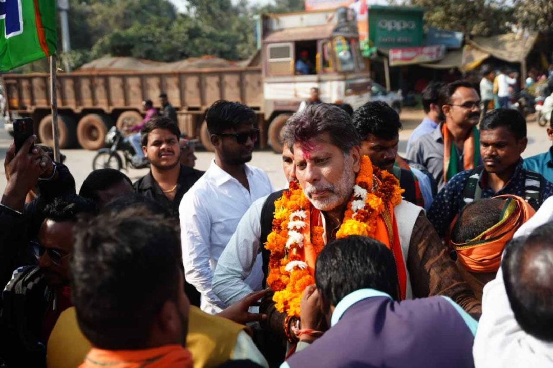 रायपुर से जगदलपुर के लिए निकले प्रदेश अध्यक्ष किरण देव सिंह का जगह-जगह हुआ स्वागत