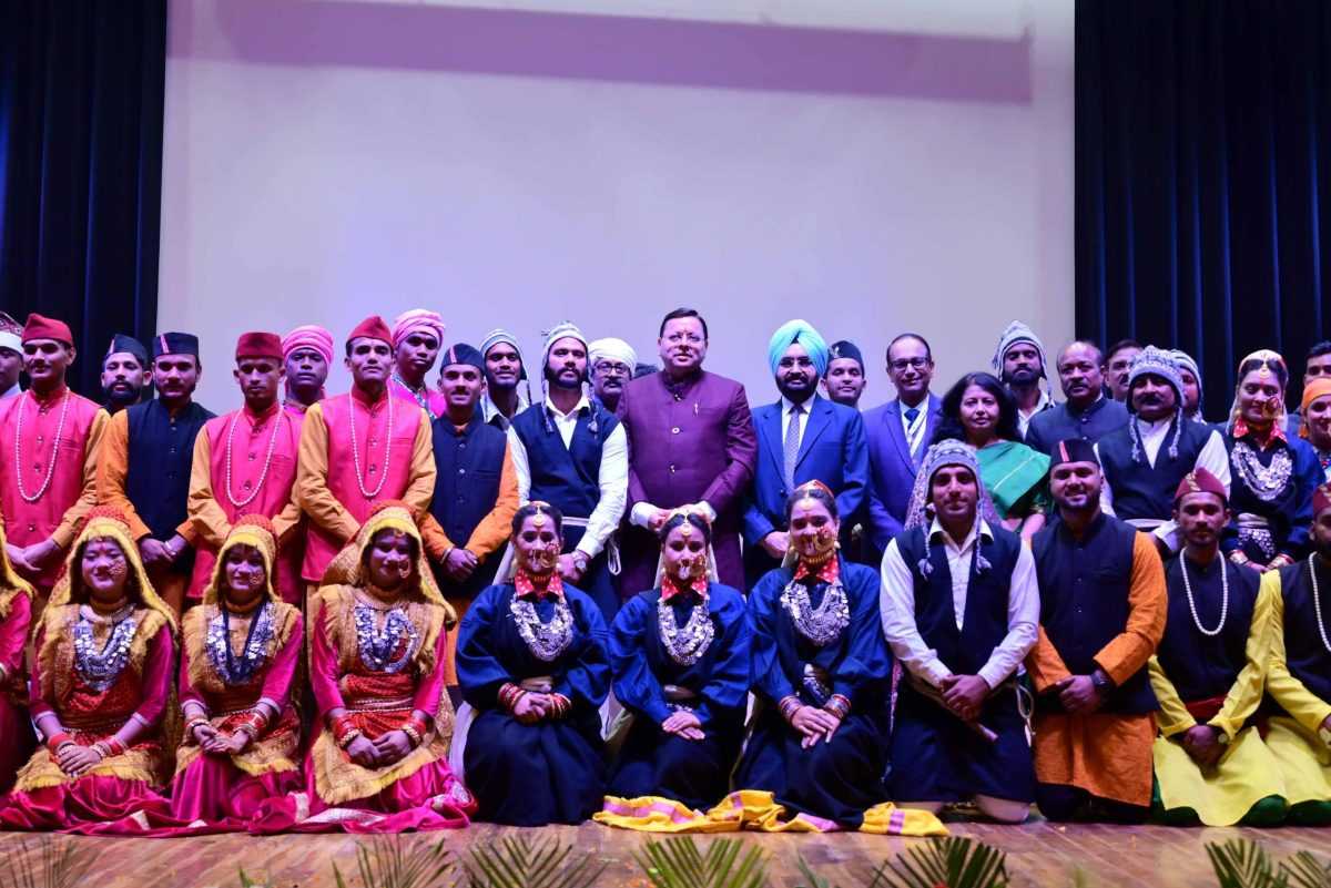 पुष्कर सिंह धामी ने सांस्कृतिक संध्या कार्यक्रम का शुभारम्भ किया