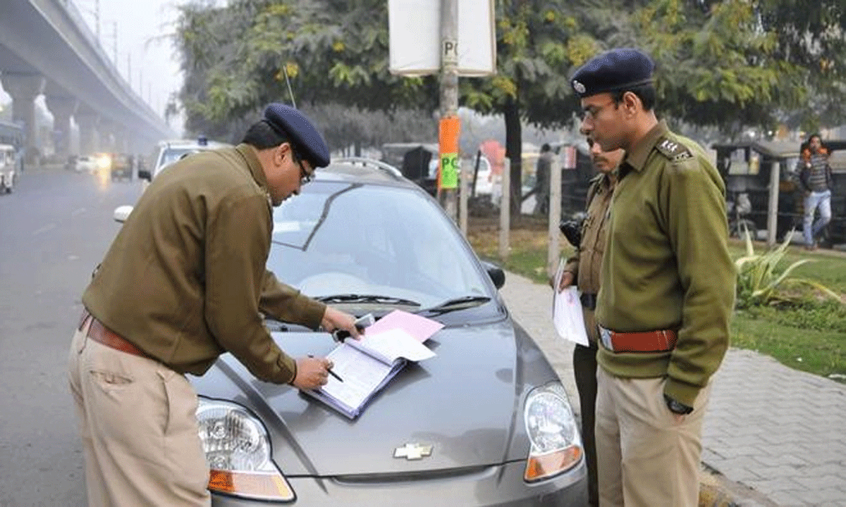 करनाल में यातायात नियम उल्लंघन पर एक माह में 3795 चालान काटे गए