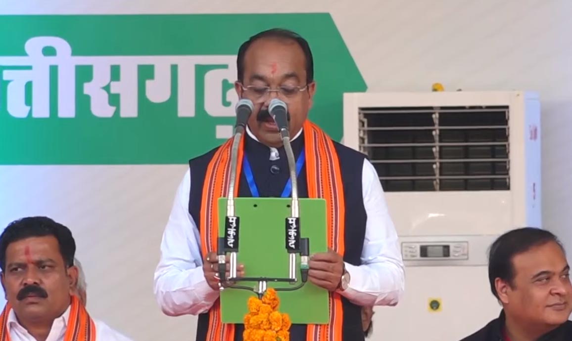 अरुण साव ने ली डिप्टी सीएम पद की शपथ