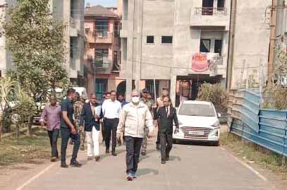मुख्य न्यायाधीश रमेश सिन्हा ने उच्च न्यायालय आवासीय परिसर का किया औचक निरीक्षण