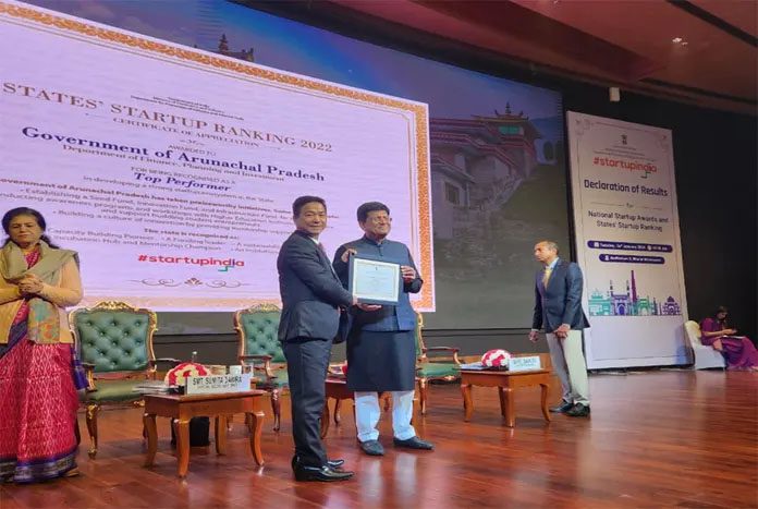 Arunachal : राष्ट्रीय स्टार्टअप रैंकिंग में अरुणाचल शीर्ष पर