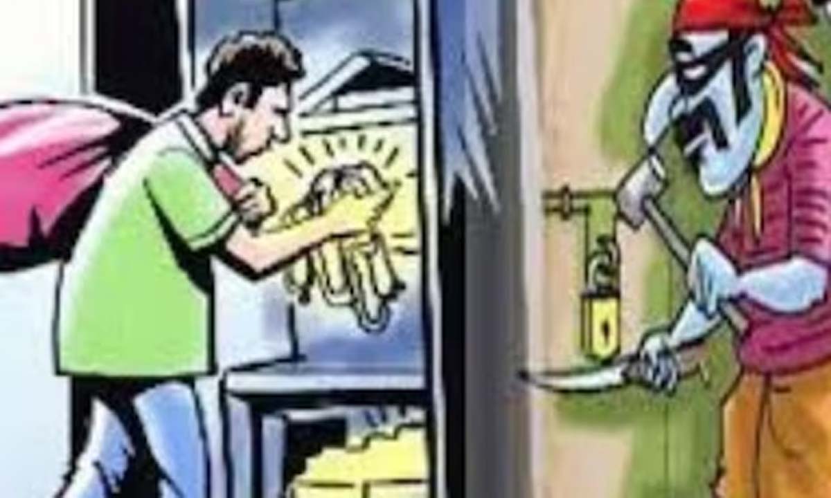 उस्का बाजार के ग्राम गंगाधरपुर में चोरों का आतंक जारी