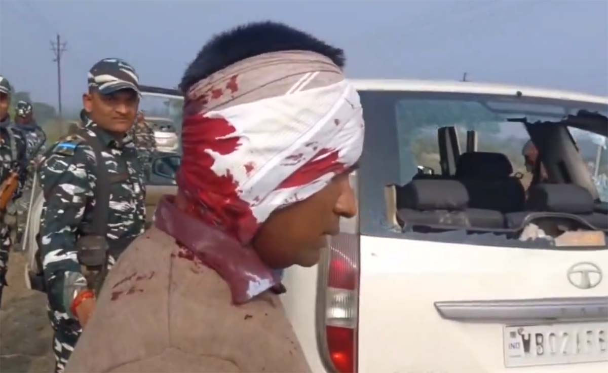 Attack on ED team and CRPF jawans, shocking video surfaced