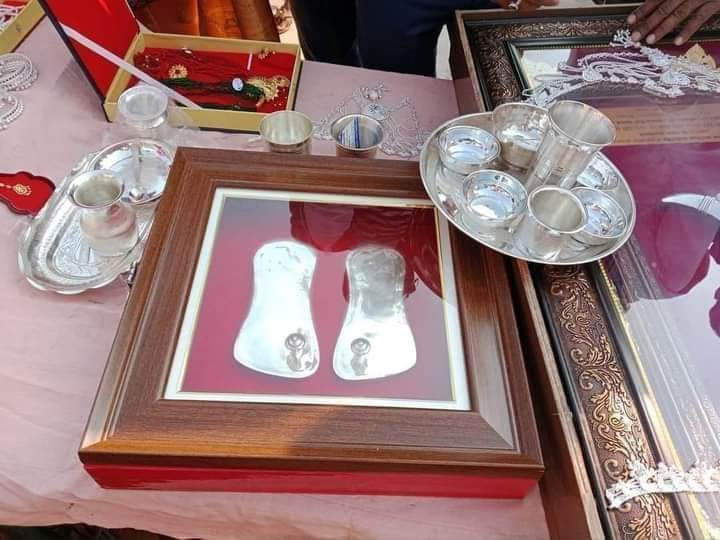 प्रभु श्री राम की ससुराल जनकपुर धाम नेपाल से अयोध्या पहुंचे उपहार