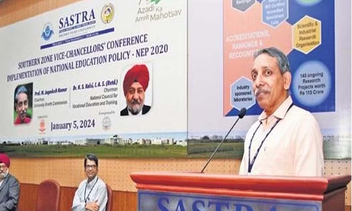 यूजीसी अध्यक्ष ने कहा- शेष देश को कौशल शिक्षा पर तमिलनाडु के फोकस का अनुकरण करना चाहिए