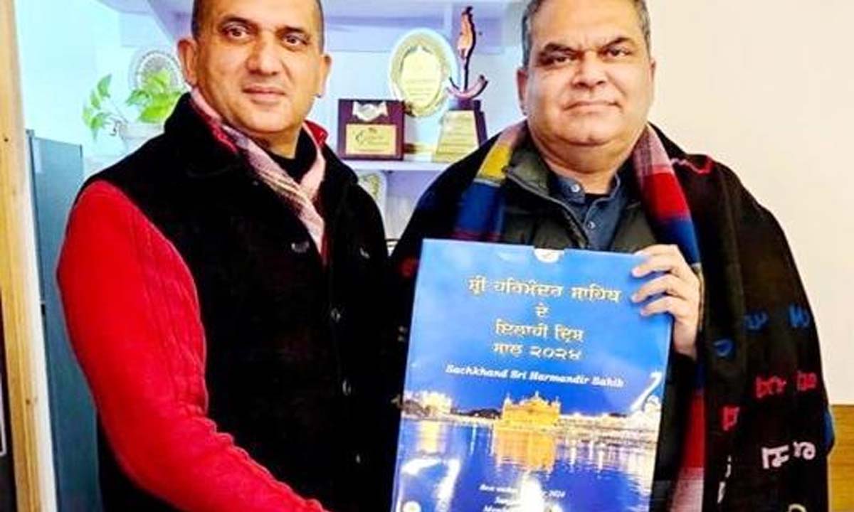 सांसद संजीव अरोड़ा ने सचखंड श्री हरमंदिर साहिब के 'दिव्य दृश्यों' के सचित्र कार्य की सराहना की'
