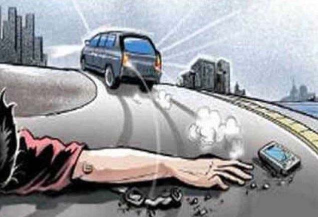 कार की चपेट में आने से बाइक सवार छात्र की मौत