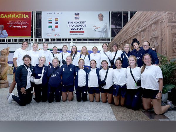 Sports : एफआईएच हॉकी प्रो लीग के लिए अमेरिकी महिला टीम भुवनेश्वर पहुंची
