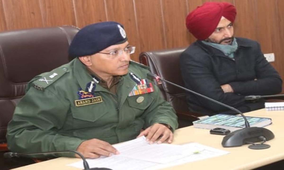 एडीजीपी जम्मू ने गणतंत्र दिवस से पहले सुरक्षा समीक्षा बैठक की अध्यक्षता की