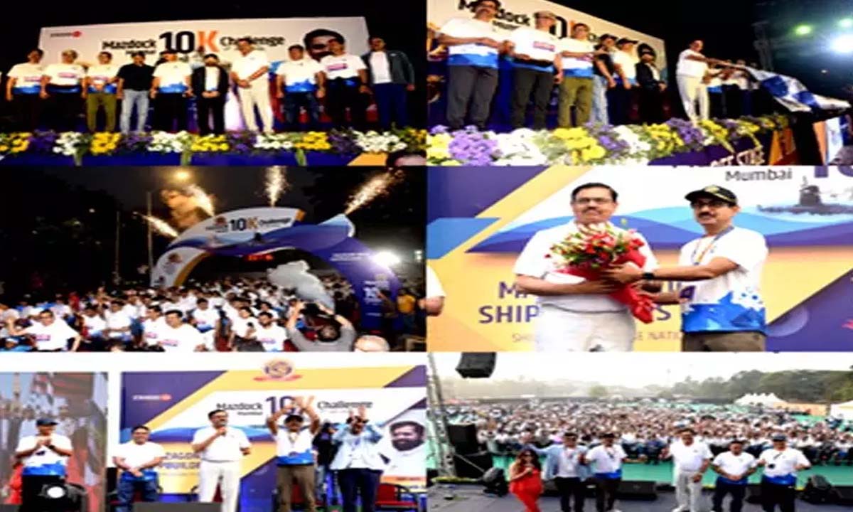 मझगांव डॉक शिपबिल्डर्स लिमिटेड की 250वीं वर्षगांठ मनाने के लिए 3 हजार मुंबईवासियों ने दौड़ लगाई