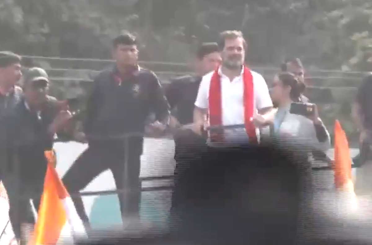 राहुल गांधी की भारत जोड़ो न्याय यात्रा, पुलिस और कांग्रेस कार्यकर्ताओं के बीच झड़प