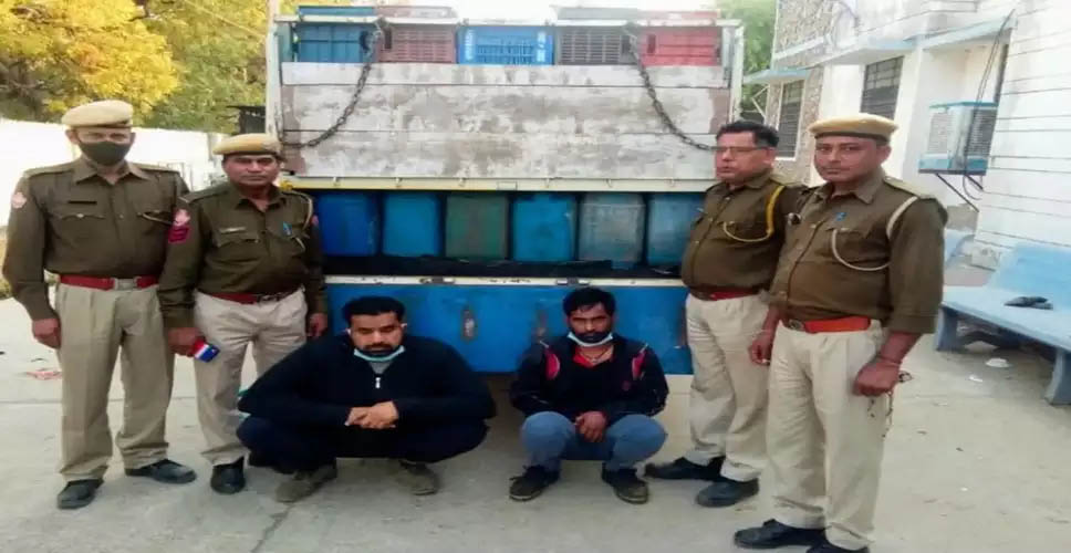 चलती गाड़ियों से सामान चुराने वाले गिरफ्तार