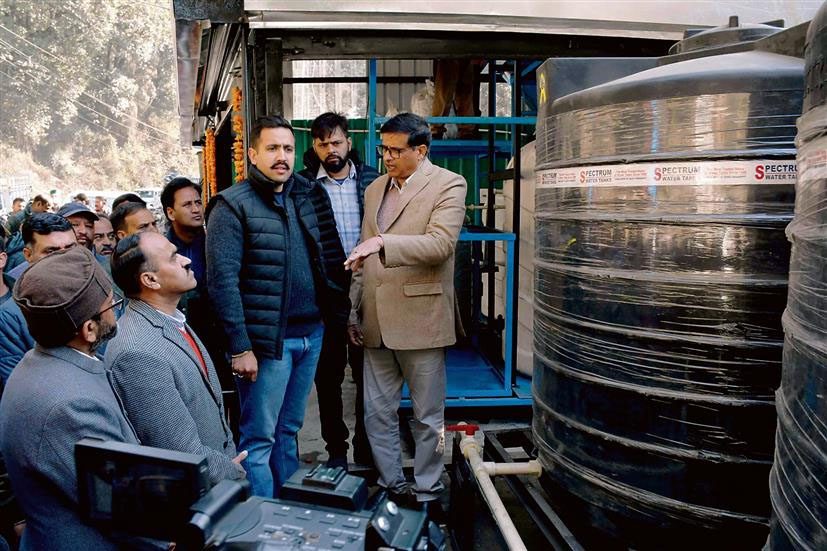 Himachal : शिमला में कैल्शियम क्लोराइड और ब्राइन संयंत्र का उद्घाटन