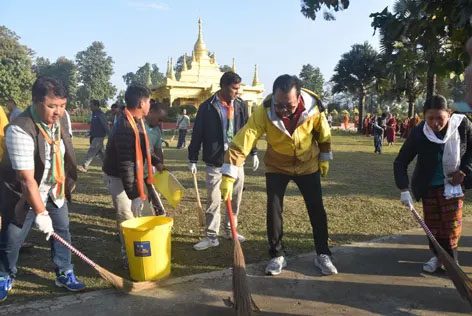 Arunachal : डीसीएम ने लिया स्वच्छ तीर्थ अभियान में भाग