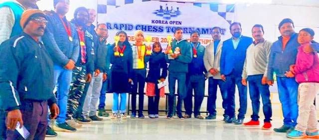 ओपन रैपिड चेस टूर्नामेंट का समापन