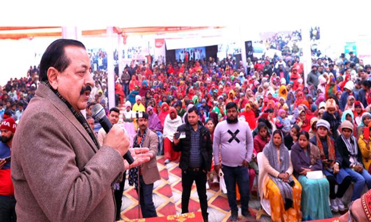 मोदी ने कल्याणकारी लाभों की डोरस्टेप डिलीवरी सुनिश्चित की: डॉ. जितेंद्र