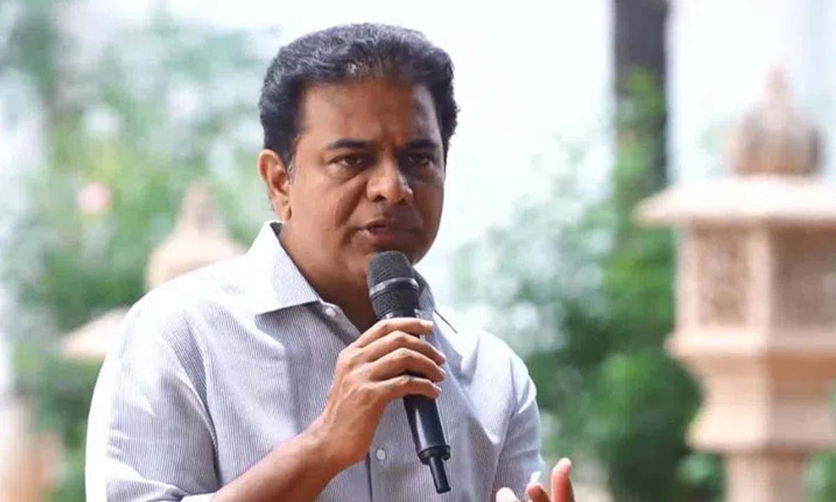 प्रो. जयशंकर प्रतिमा तोड़फोड़, KTR ने उपद्रवियों के खिलाफ सख्त कार्रवाई का आग्रह किया