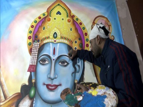 Punjab : अमृतसर के कलाकार ने भगवान राम की 10 फुट ऊंची पेंटिंग बनाई, इसे राम मंदिर में करना चाहते हैं स्थापित