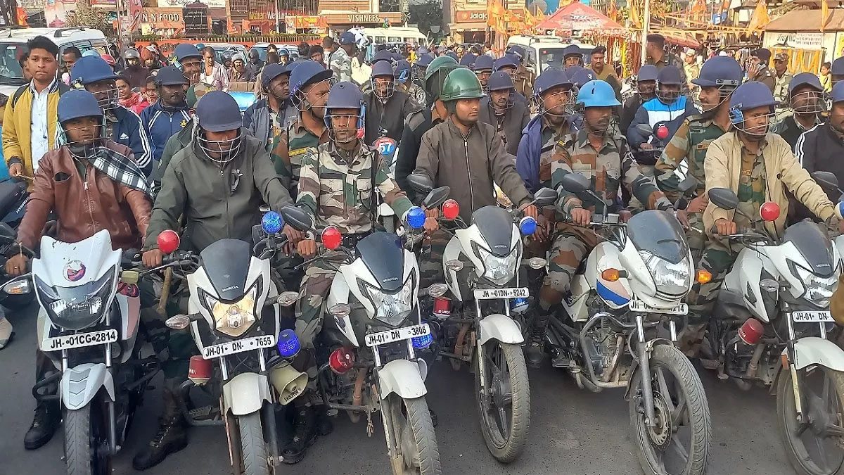 Jharkhand : रांची पुलिस रामलला की प्राण प्रतिष्ठा को लेकर हाईअलर्ट पर, राजधानी सीसीटीवी की नजर में