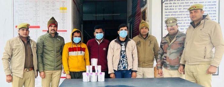 80 लाख रुपये की अफीम के साथ तीन युवक गिरफ्तार, भेजा जेल