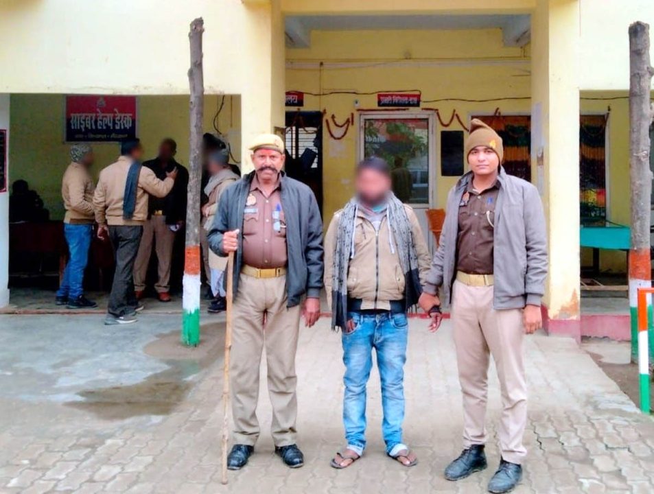 मिर्जापुर के थाना विन्ध्याचल पुलिस द्वारा एक नफर वारण्टी गिरफ्तार