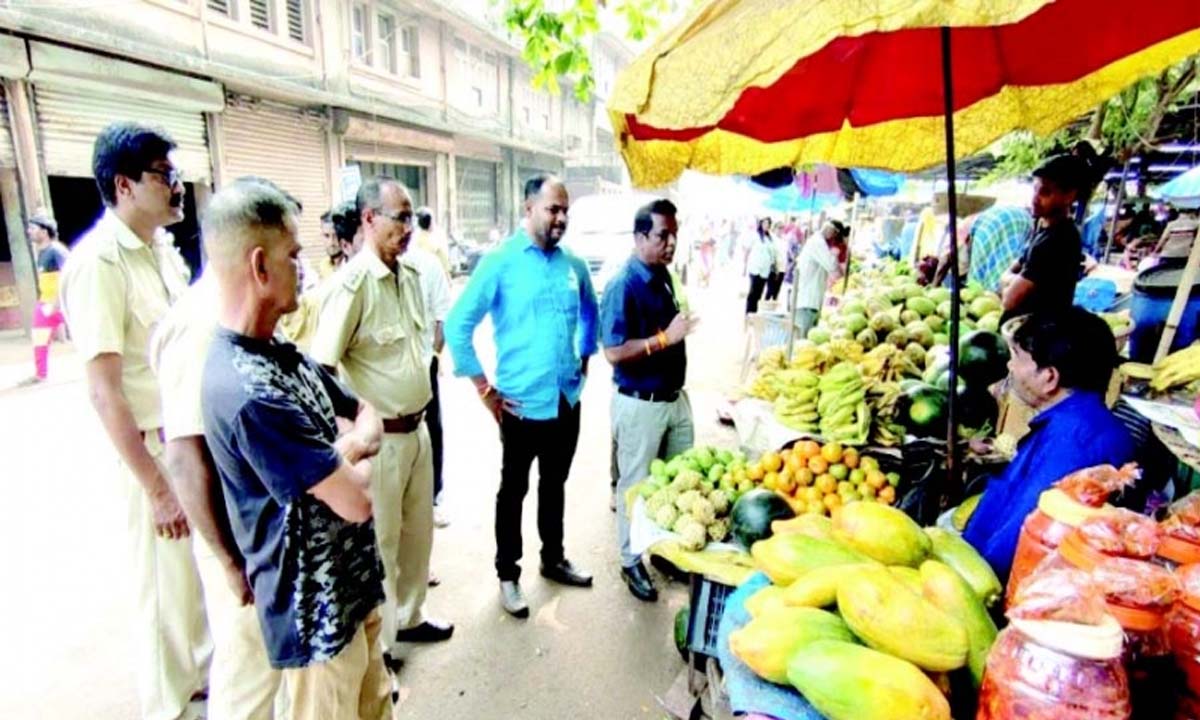 VASCO: मोरमुगाओ नगर निकाय ने सड़कों पर अतिक्रमण करने वाले विक्रेताओं को चेतावनी दी