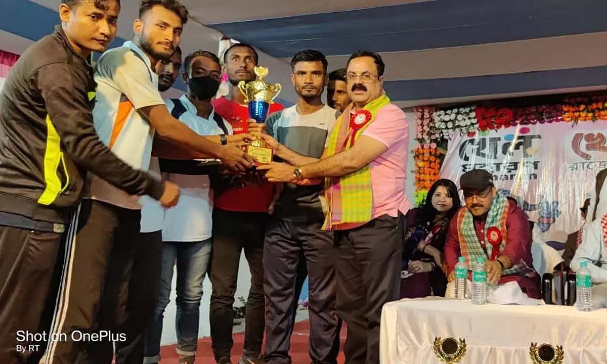 जिला स्तरीय खेल महारण का समापन हैलाकांडी में हुआ