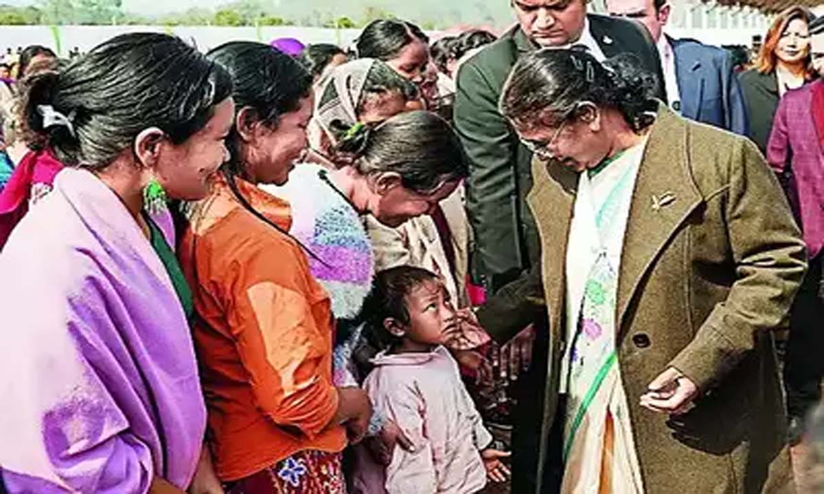 SHILLONG: द्रौपदी मुर्मू ने कहा- आदिवासी लोग संरक्षण में अग्रणी