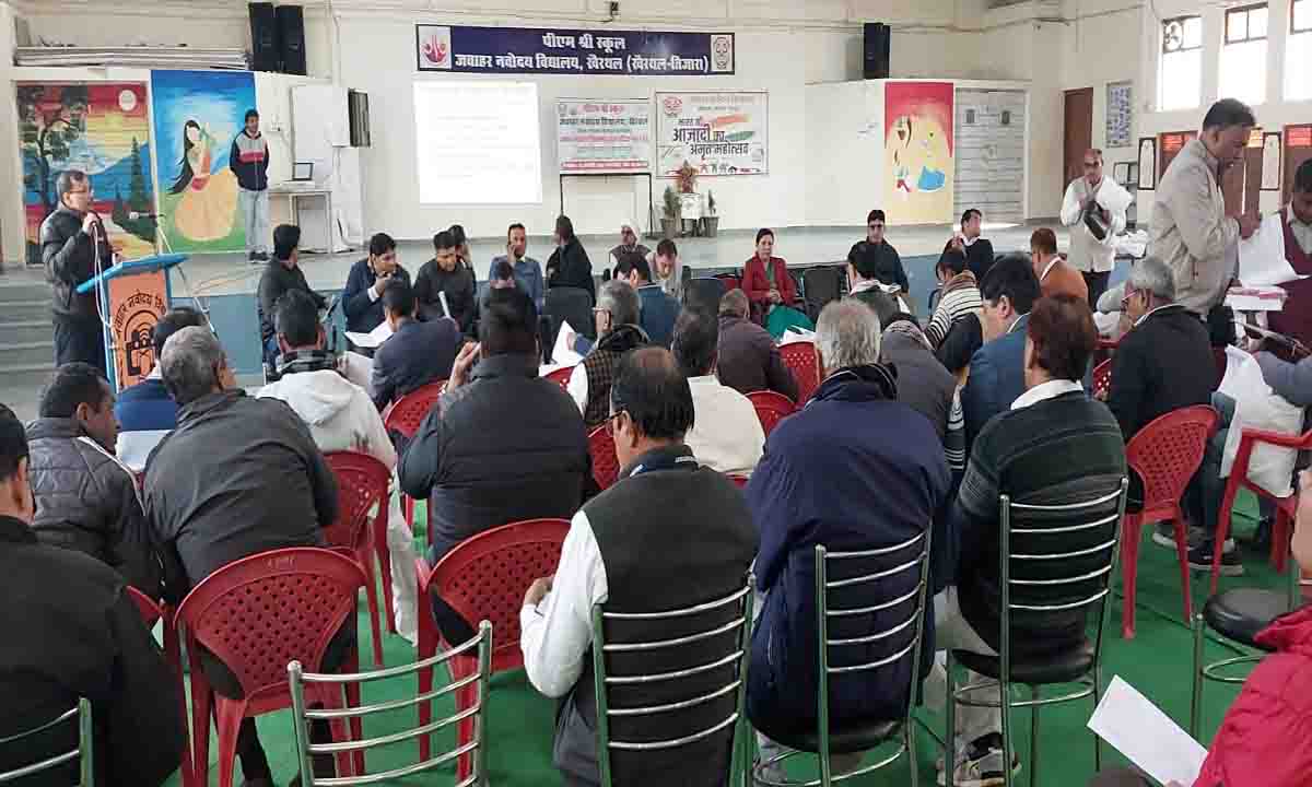 राजस्थान सरकार सूचना एवं जनसम्पर्क कार्यालय, खैरथल तिजारा (राजस्थान) खैरथल नवोदय में जवाहर