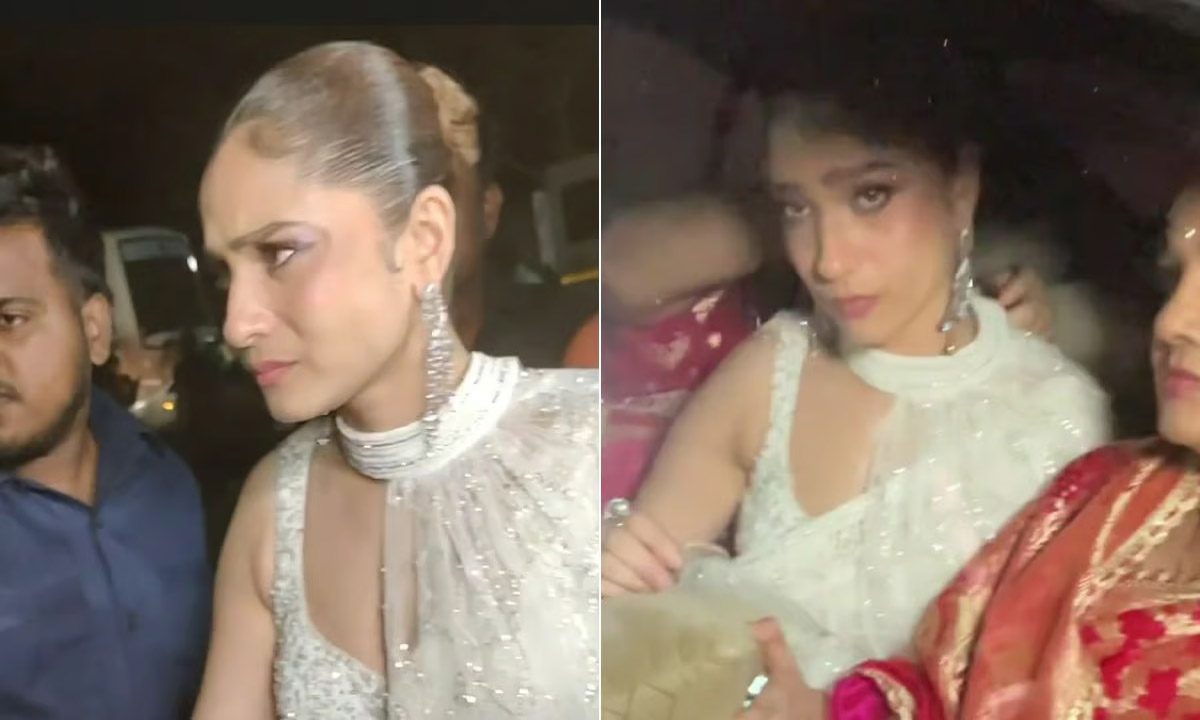 भीड़ से घिरी अंकिता लोखंडे ने मीडिया से बातचीत से किया इनकार, VIDEO