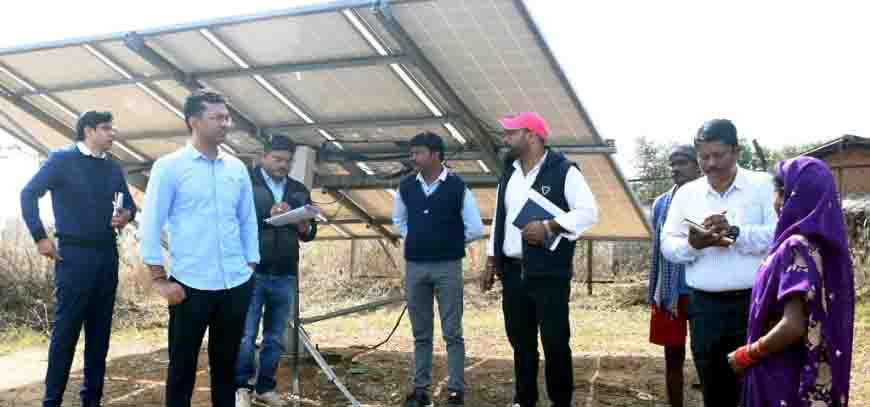 बार क्षेत्र के 18 गांव को सोलर प्लांट से मिल रही बिजली