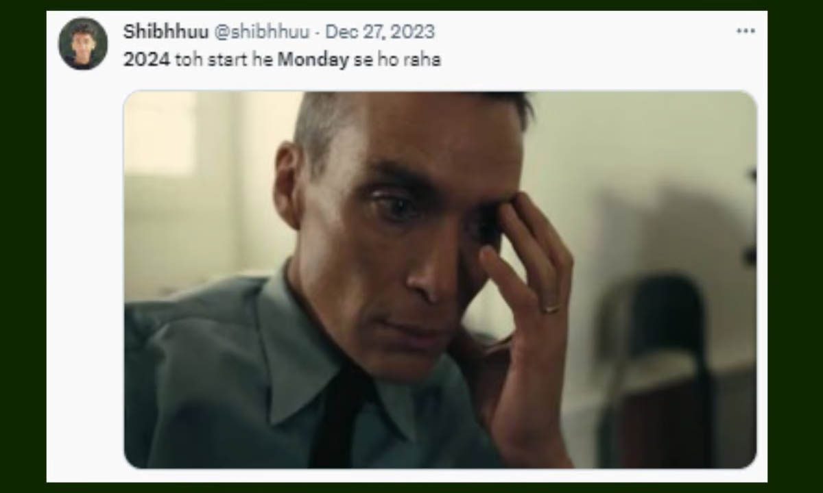 2024 की शुरुआत सोमवार से, नेटिज़ेंस की प्रतिक्रिया