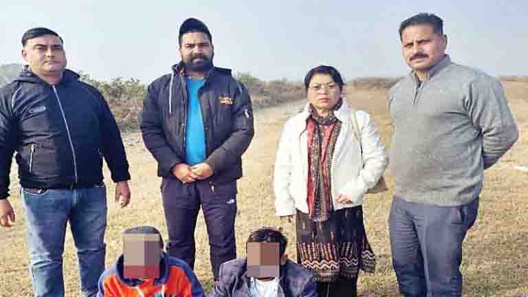 5.779 किलोग्राम गांजा बरामद