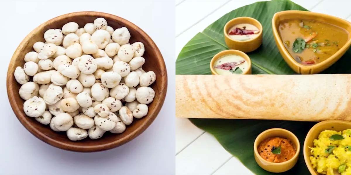 weight loss के लिए बेस्ट मखाना डोसा ,आसान रेसिपी