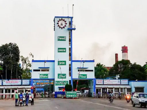 BSP में ठेका मजदूर घायल, क्रेन की चपेट में आने से टूटी कमर