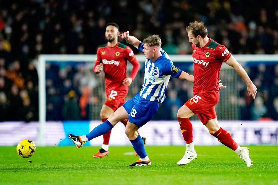 Wolves and Brighton played a goalless draw
