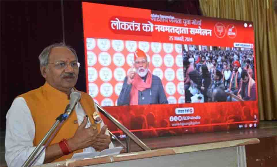योग्य प्रत्याशी को चुनने से ही होगा राष्ट्र निर्माण में महत्वपूर्ण योगदान: मंत्री बृजमोहन अग्रवाल