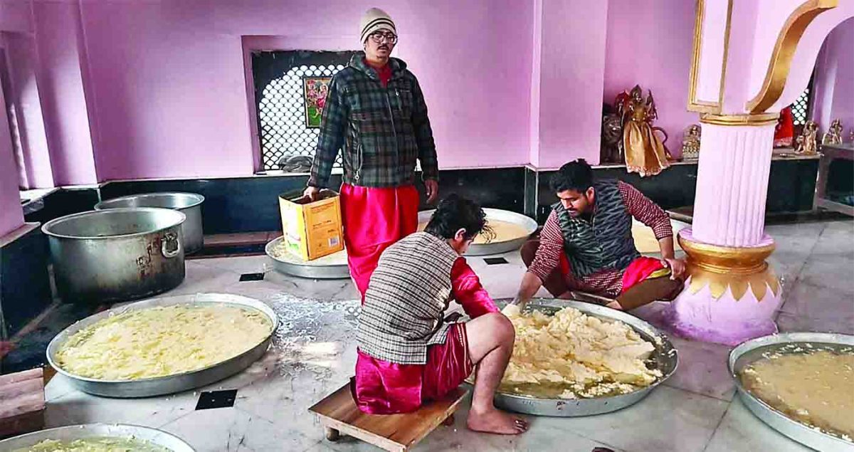 बज्रेश्वरी मंदिर में घृत मंडल पर्व की तैयारियां तेज
