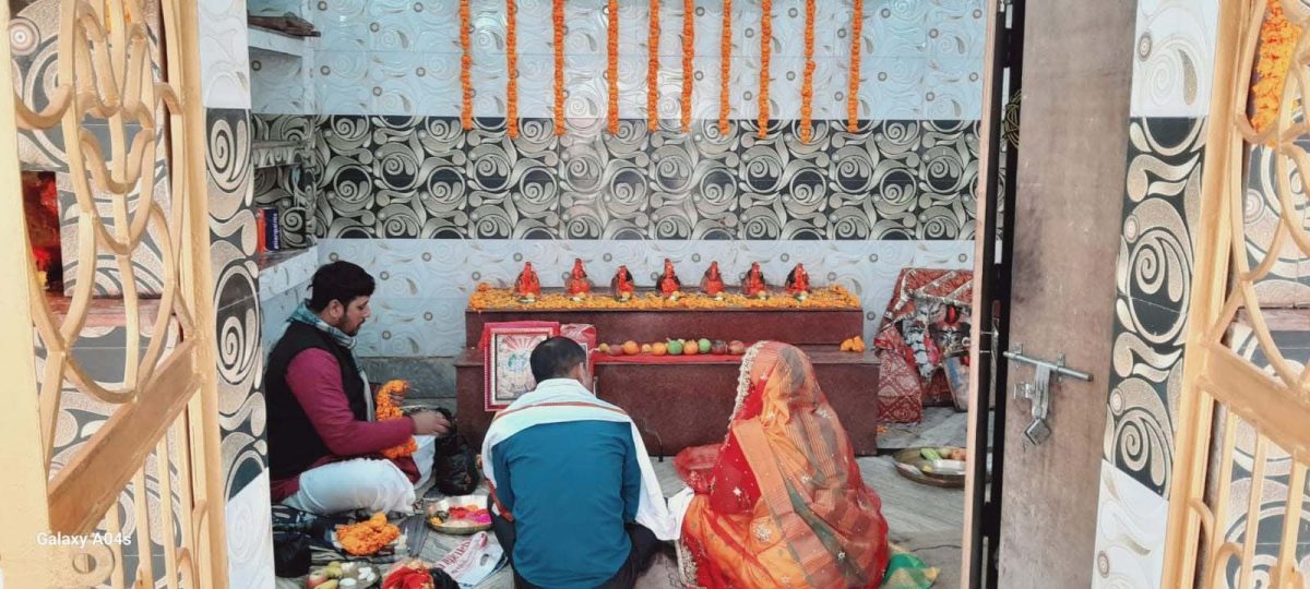 मां काली का मनाया गया वार्षिकोत्सव समारोह