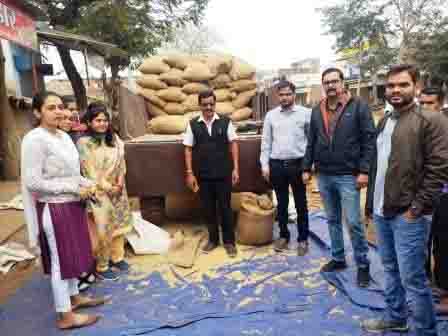अवैध परिवहन पर बड़ी कार्यवाही, 399 क्विंटल धान जप्त