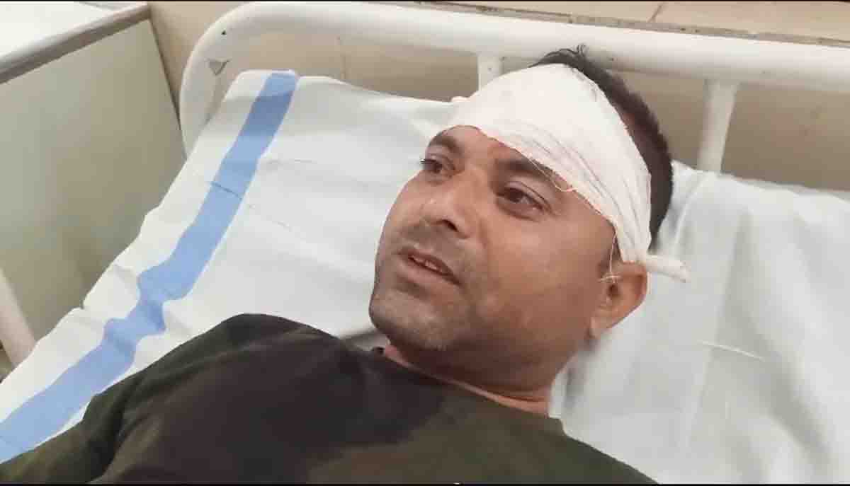 अज्ञात शख्स ने जेल प्रहरी का सिर फोड़ा, जानिए क्या है वजह