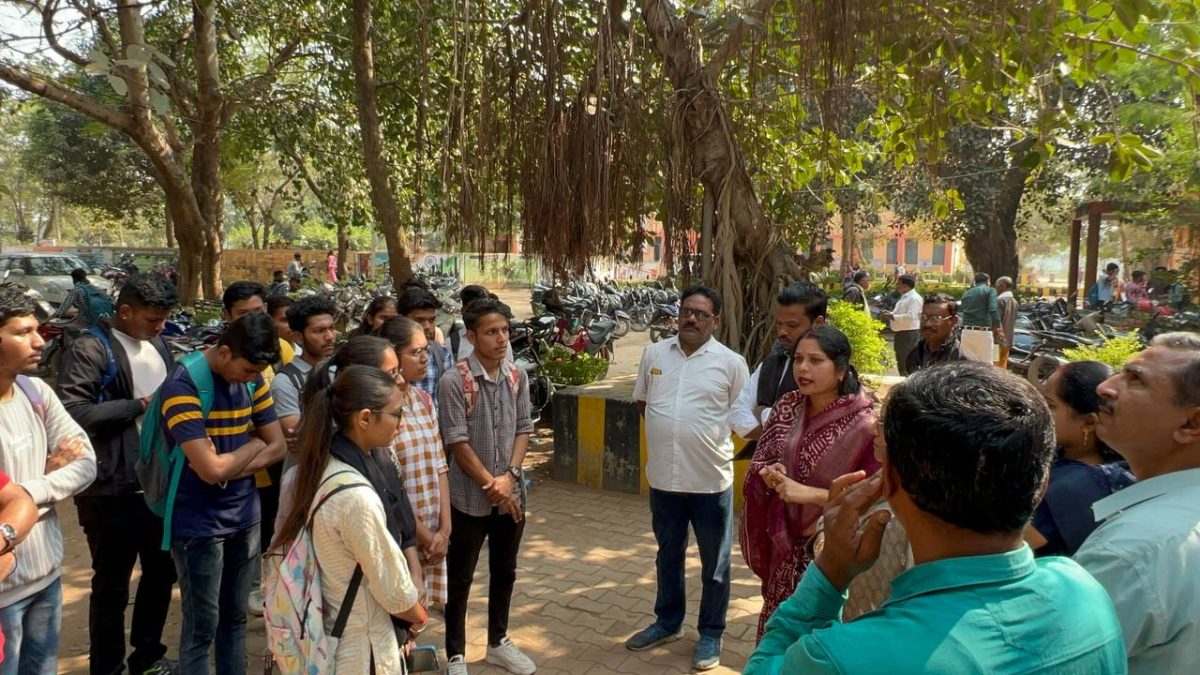 रंजना साहू ने शासकीय पीजी कॉलेज का निरीक्षण कर निर्माण कार्यों की ली जानकारी