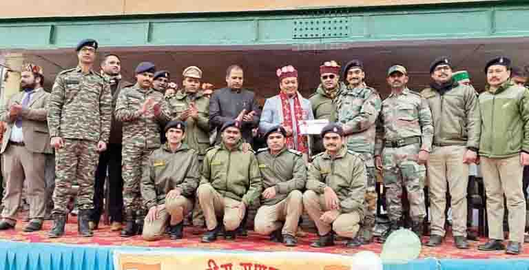 उत्कृष्ट कार्य करने पर बीआरओ सम्मानित