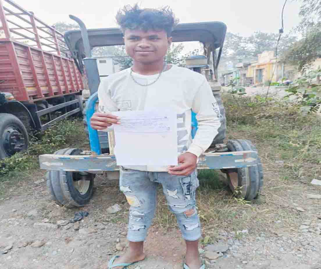 शराब पीकर चलाया ट्रैक्टर, लगा जुर्माना
