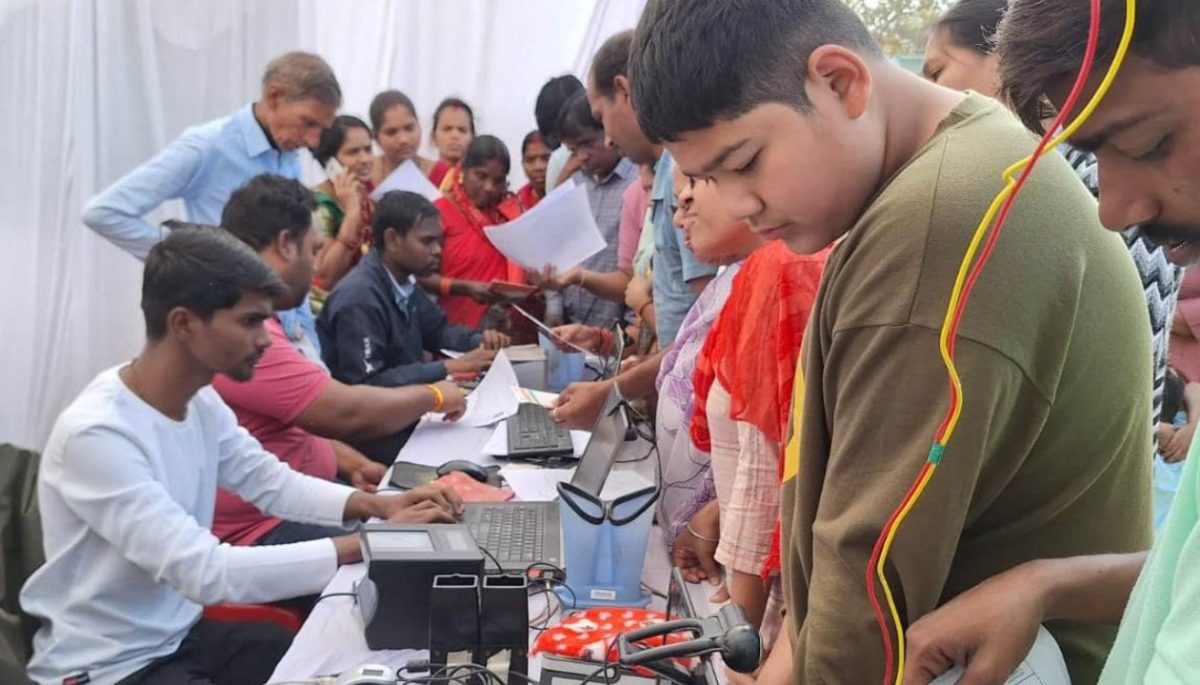 कोरबा में 14 हजार से अधिक हितग्राहियों का बना आयुष्मान कार्ड