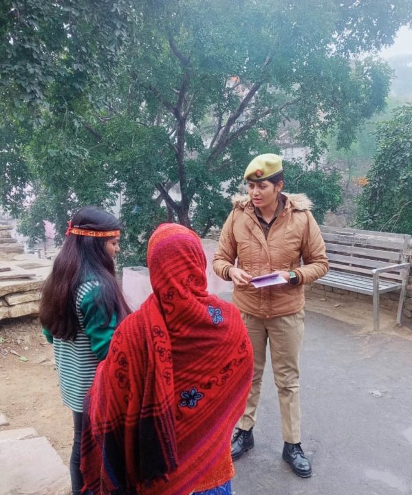 फेज-4.0 के तहत महिलाओं बालिकाओं कोसाइबर अपराधों के बारें में किया जा रहा जागरुक